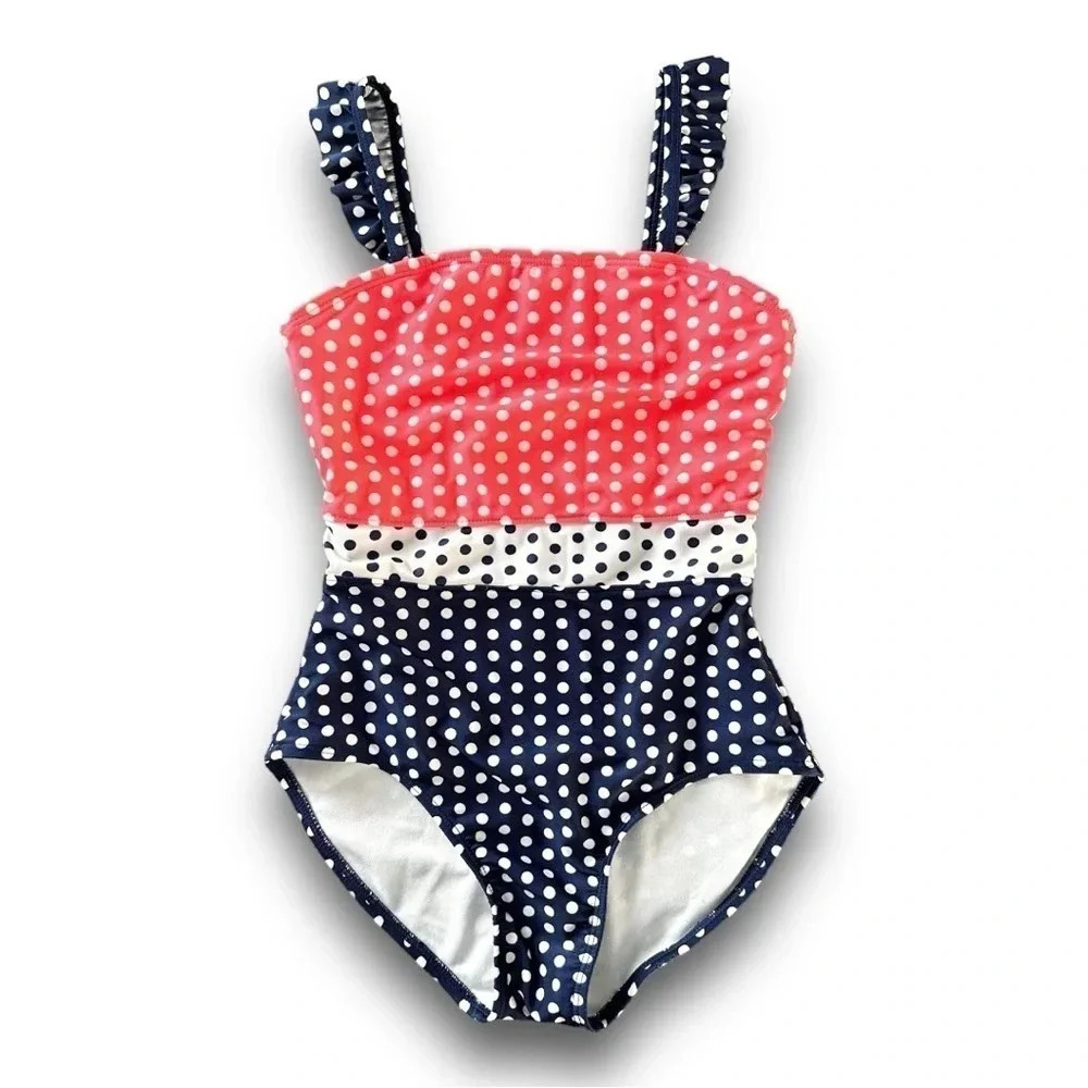 Cat & Jack | Girl’s Polka Dot One Piece ((M)/7-8 yrs) 🩱